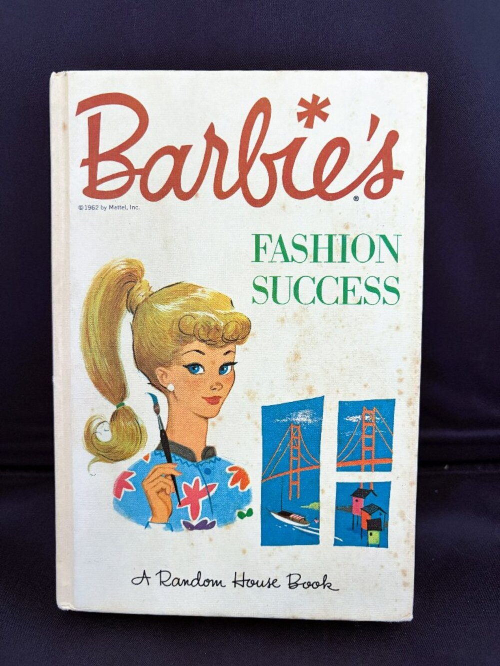 Vintage Barbie Book 1962 "Barbie's Fashion Success" Hardcover Book